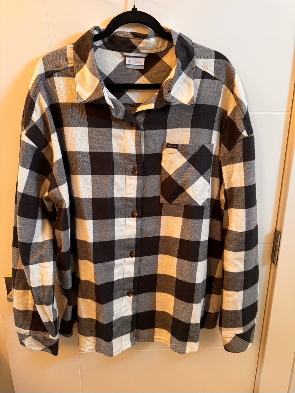 Columbia Women's XL Buffalo Plaid Flannel Shirt